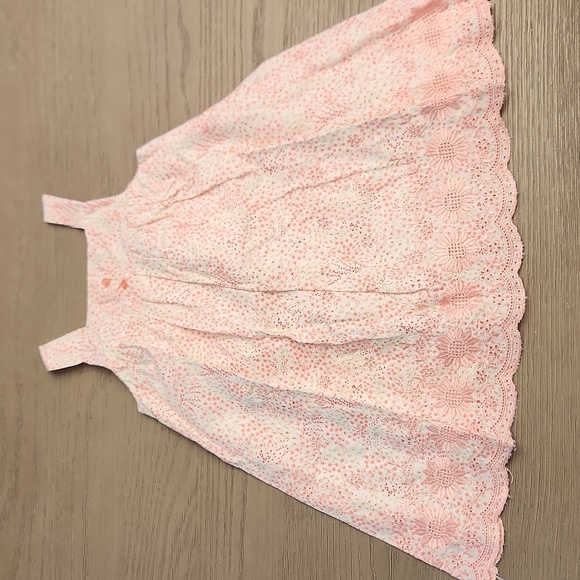 Like new toddler tank floral and embroidered detail dress - Picture 3 of 7